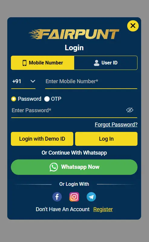 Fairpunt club app